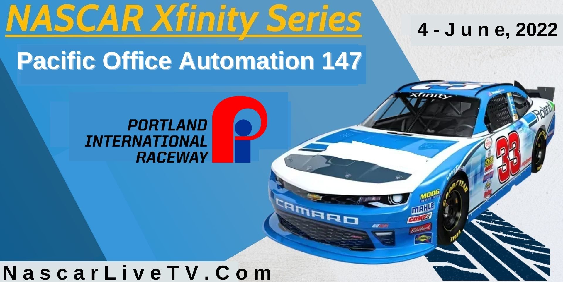 Pacific Office Automation 147 NASCAR Xfinity Live Stream 2022