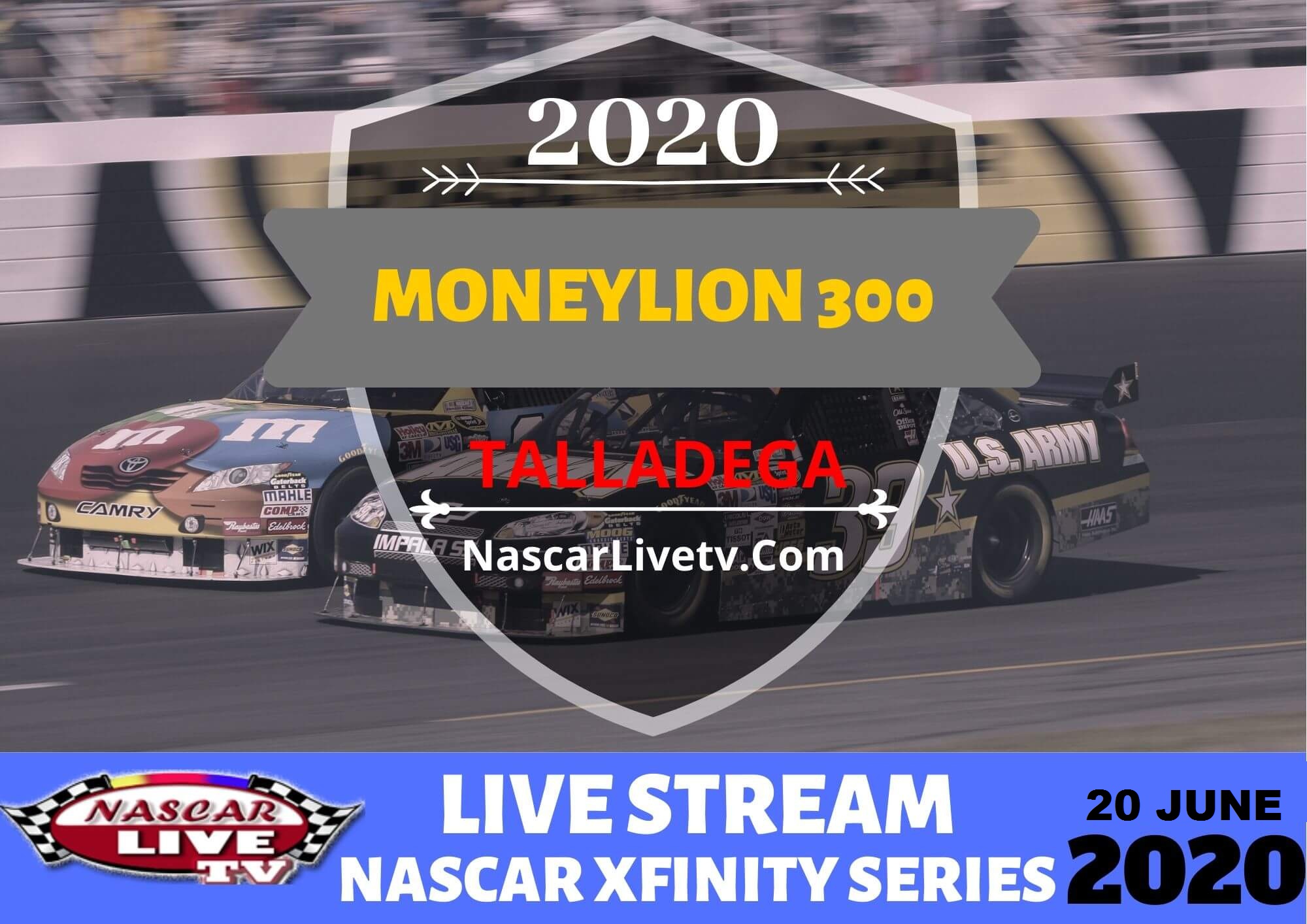 NASCAR Xfinity MoneyLion 300 Live Stream 2020 at Talladega Superspeedway